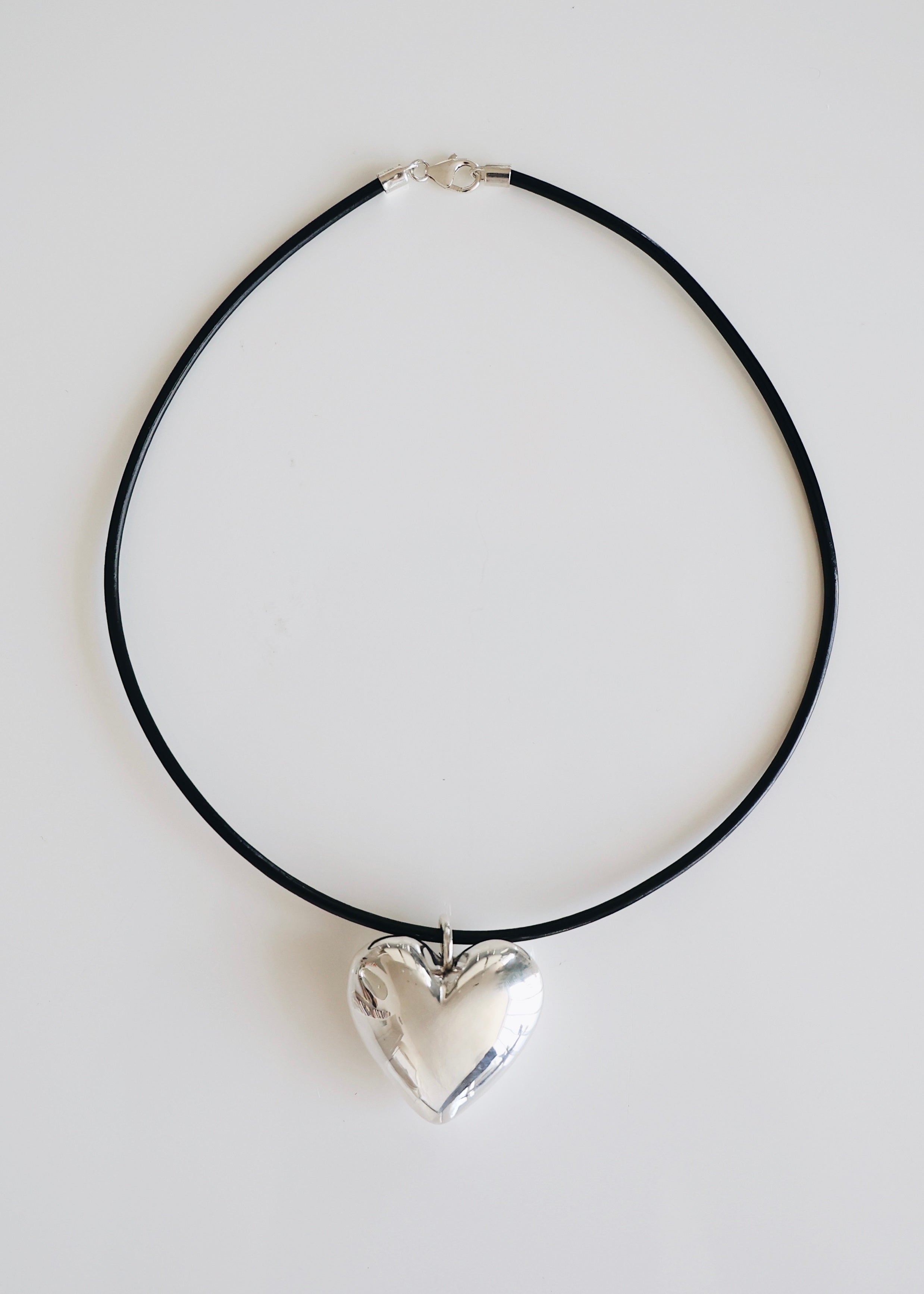 Heart Sterling-Silver Necklace
